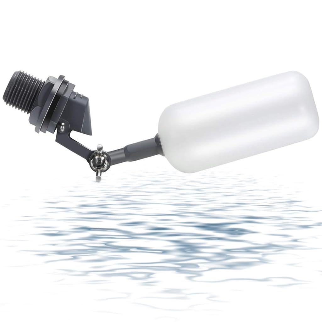 Serplex Float Ball Valve 1/2 Inch (20mm) Thread Ballcock Valve Water Tank Float Valve Float Operated Valve with Adjustable Arm Easy Float Ball Valve for Plumping/Water Tank/Small Landscape Pool Serplex Float Ball Valve 1/2 Inch (20mm) Thread Ballcock Valve Water Tank Float Valve Float Operated Valve with Adjustable Arm Easy Float Ball Valve for Plumping/Water Tank/Small Landscape Pool